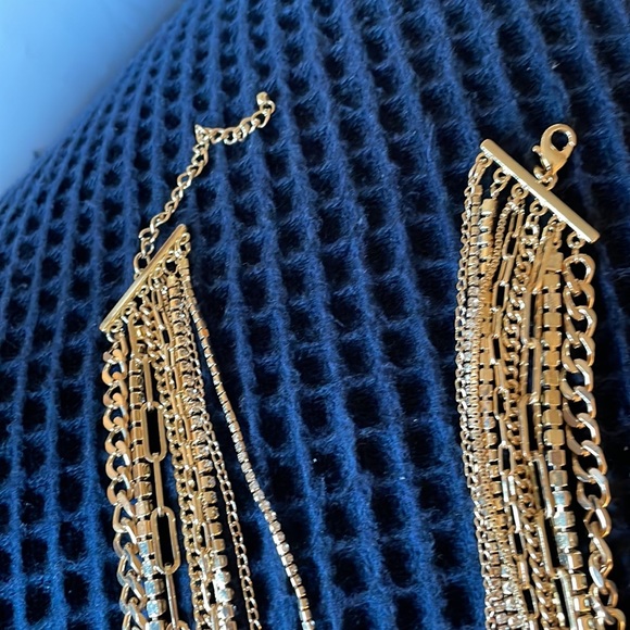 Gold multiple chain necklace - Picture 4 of 4